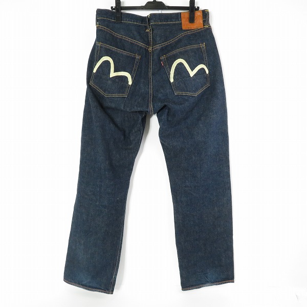 実際に弊社で買取させて頂いたEVISU/エヴィス Lot.2001 NO.2 白カモメ デニムパンツ/ジーンズ/36×35の画像 1枚目