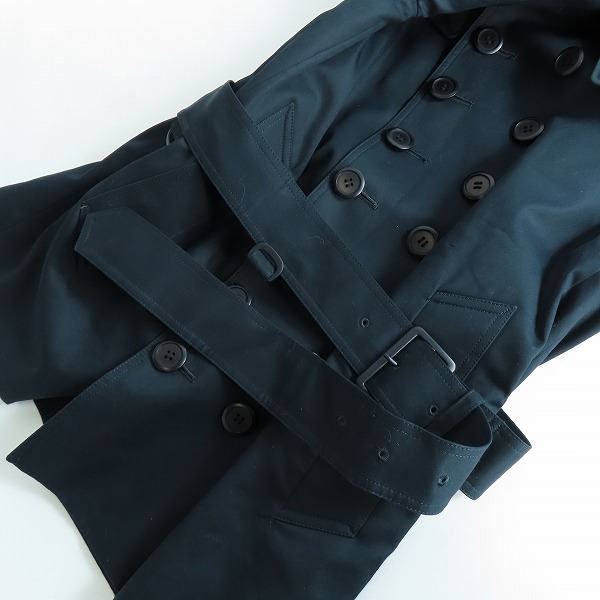 実際に弊社で買取させて頂いたLAD MUSICIAN/ラッドミュージシャン 21SS ダブル ショートトレンチコート 2111-355/42の画像 7枚目