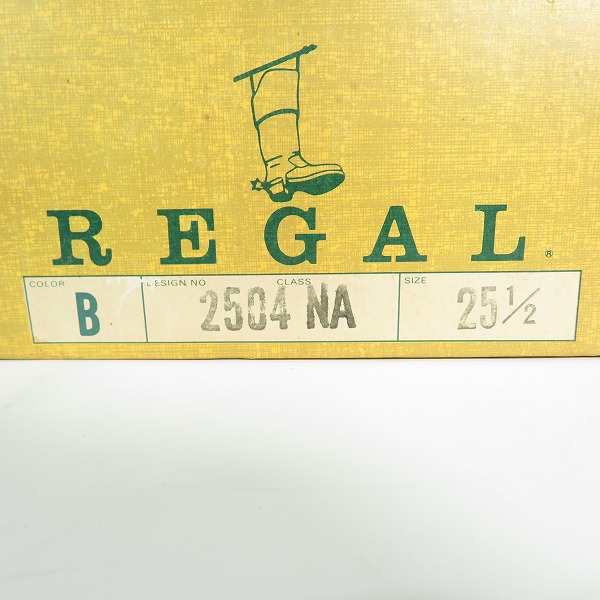 実際に弊社で買取させて頂いたREGAL/リーガル プレーントゥ レザーシューズ/ビジネスシューズ 2504/25.5の画像 9枚目
