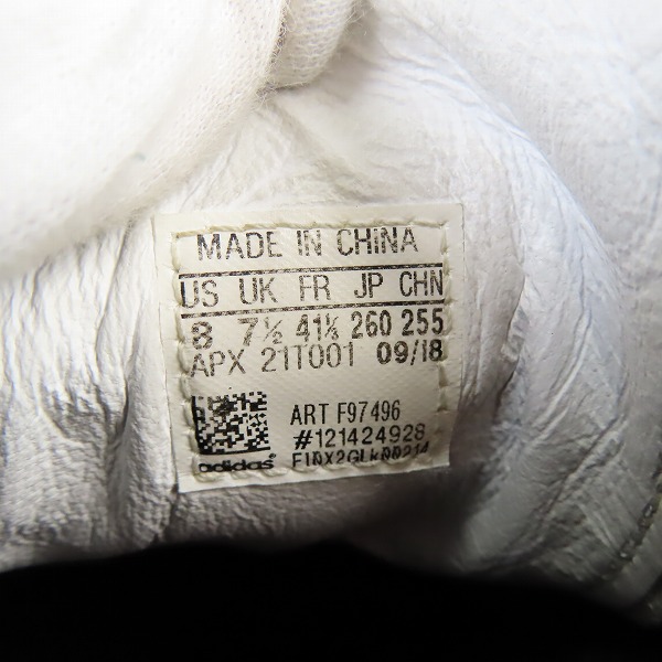 実際に弊社で買取させて頂いたY-3/ワイスリー アディダス×ヨウジヤマモト super takusan ローカットスニーカー F97496/26の画像 5枚目