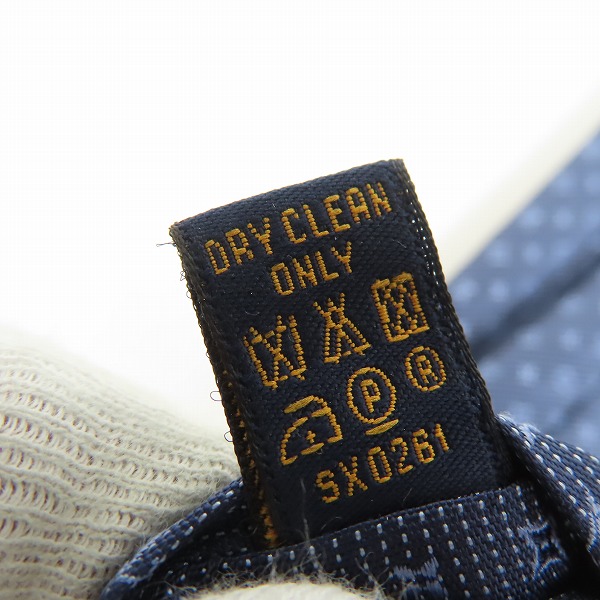 実際に弊社で買取させて頂いたLOUIS VUITTON/ルイヴィトン モノグラム柄 ネクタイの画像 3枚目