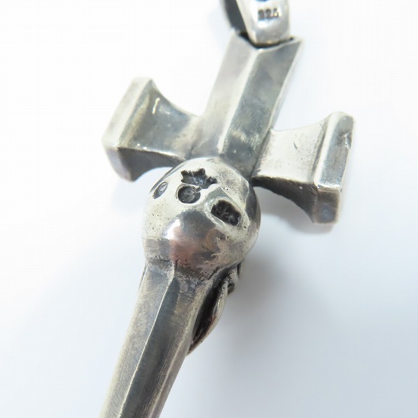 実際に弊社で買取させて頂いた【ギャラ付】Gabor/ガボール ギウサ シングルスカルダガー スクエアボトムペンダント/SKULL DAGGER SQUARE BOTTOM の画像 6枚目