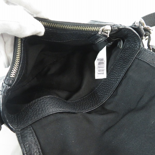 実際に弊社で買取させて頂いたMARC JACOBS/マークジェイコブス ゴッサム シティ クロスボディ ショルダーバッグ ブラック M0008281の画像 5枚目