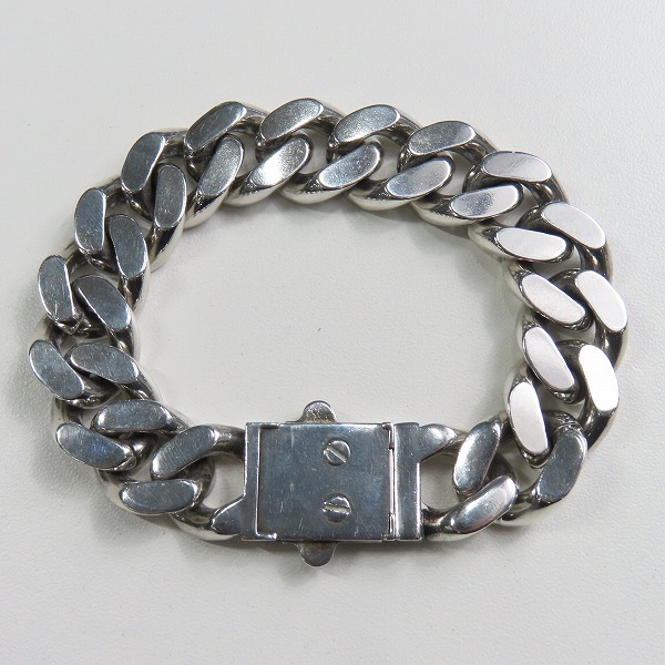 実際に弊社で買取させて頂いたSaint Laurent/サンローラン 喜平チェーン ブレスレットの画像 2枚目