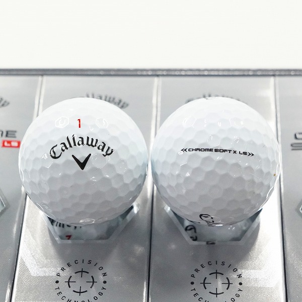 実際に弊社で買取させて頂いた(3)【未使用】Callaway/キャロウェイ CHROME SOFT X LS ゴルフボール ホワイト 1ダースの画像 1枚目