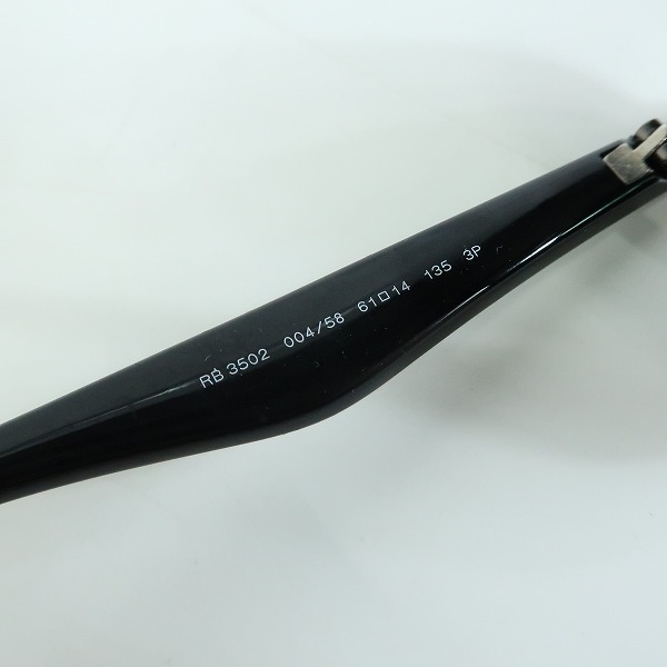 実際に弊社で買取させて頂いたRay-Ban/レイバン サングラス/アイウェア 偏光レンズ RB3502 004/58の画像 7枚目