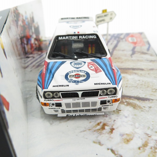 実際に弊社で買取させて頂いたSKID/スキッド 1/43 LANCIA HF INTEGRALE/ランチア HF インテグラーレ モンテカルロラリー1992 ＃4 ミニカーの画像 2枚目