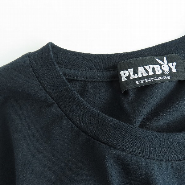 実際に弊社で買取させて頂いたHYSTERIC GLAMOUR×PLAYBOY/ヒステリックグラマー×プレイボーイ プリント Tシャツ 12191CT03 Lの画像 6枚目