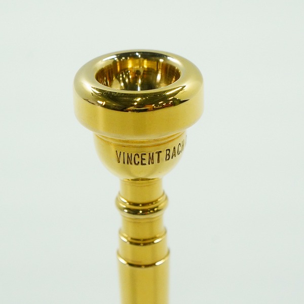 実際に弊社で買取させて頂いたVINCENT BACH/ヴィンセントバック 7C ゴールド トランペット用 マウスピースの画像 2枚目