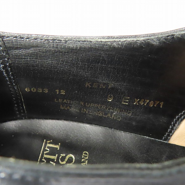 実際に弊社で買取させて頂いたCROCKETT&JONES/クロケット＆ジョーンズ KENT/ケント ストレートチップ 6033-12/9Eの画像 5枚目