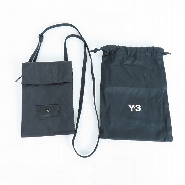 実際に弊社で買取させて頂いた(2)Y-3/ワイスリー ヨウジヤマモト×アディダス PKT BAG ショルダーポーチ A43010/IW6385の画像 8枚目
