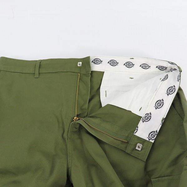 実際に弊社で買取させて頂いたDICKIES/ディッキーズ ワークパンツ カーゴパンツ カーキ DK009547MGR1 36の画像 2枚目