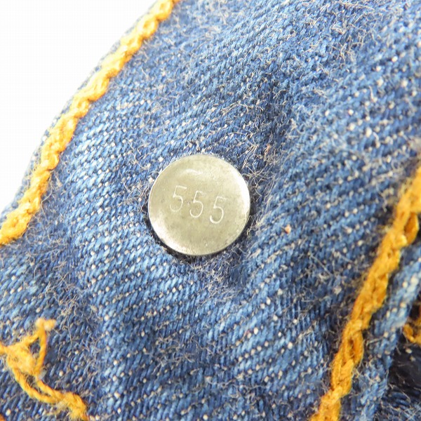 実際に弊社で買取させて頂いたLEVIS/リーバイス 501XX/555刻印/バレンシア工場  BIG E デニムパンツ/ジーンズ 501-0995/W33L36の画像 5枚目