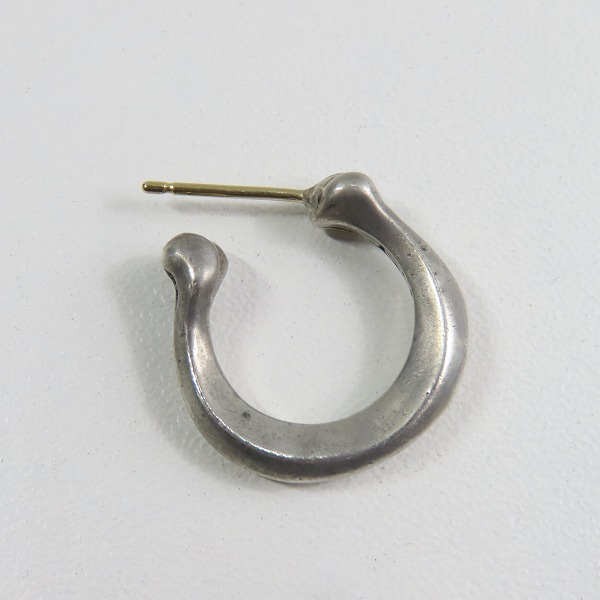 実際に弊社で買取させて頂いた【ギャラ付き】LEATHERS AND TREASURES/レザーズアンドトレジャーズ Large bone earring ラージボーンイヤリング ピアスの画像 2枚目