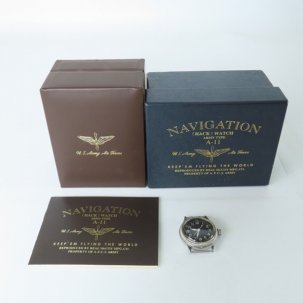 実際に弊社で買取させて頂いた【難あり】THE REAL McCOY'S/リアルマッコイズ A-11 ナビゲーションウォッチ 腕時計の画像 5枚目
