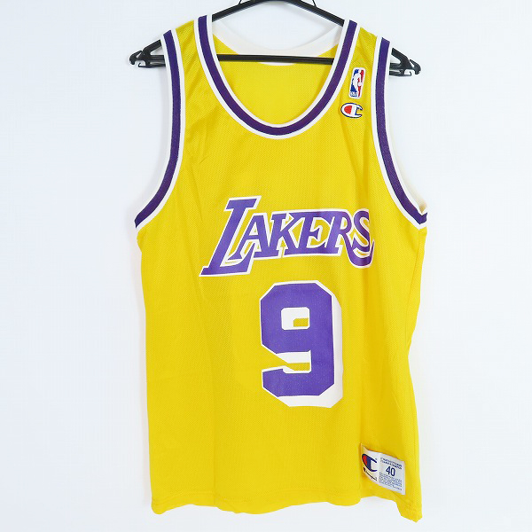 実際に弊社で買取させて頂いたChampion/チャンピオン レイカーズ ヴァンエクセル #9 ユニフォーム/ゲームシャツ/40 