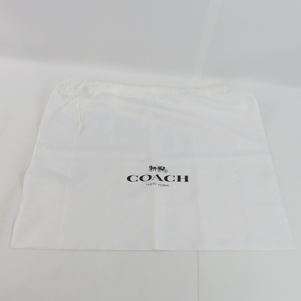 実際に弊社で買取させて頂いたCOACH/コーチ レザー ターンロック バックパック/リュックサック 35303の画像 7枚目