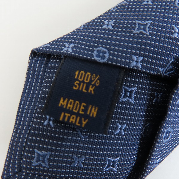 実際に弊社で買取させて頂いたLOUIS VUITTON/ルイヴィトン モノグラム柄 ネクタイの画像 2枚目