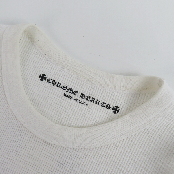 実際に弊社で買取させて頂いた【JPタグ】CHROME HEARTS×MATTY BOY/クロムハーツ×マッティボーイ 21SS PPO SINISTER ロングスリーブ サーマルカットソー/Lの画像 3枚目