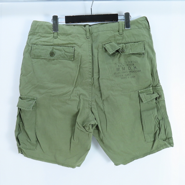 実際に弊社で買取させて頂いたWACKO MARIA/ワコマリア Guilty Parties/ギルティパーティーズ W.M.D.H ミリタリー ショートパンツ XLの画像 1枚目