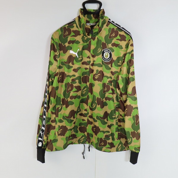 実際に弊社で買取させて頂いたA BATHING APE×PUMA/アベイシングエイプ×プーマ TRAINING JACKET/トラックジャケット 569615/L