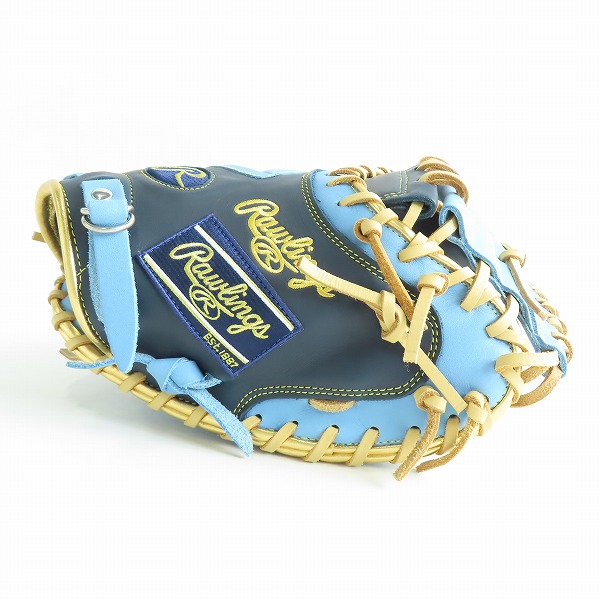 実際に弊社で買取させて頂いた【未使用】Rawlings/ローリングス ハイパーテックカラーシンク 右投げ 軟式用 捕手用/キャッチャーミット GR3HTC2AFの画像 1枚目