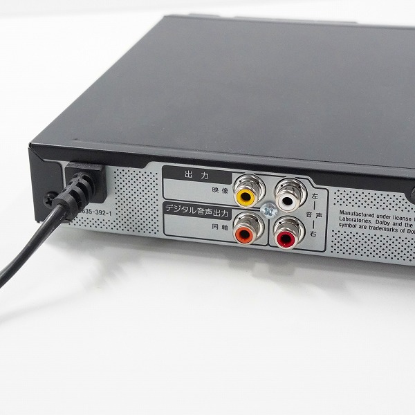 実際に弊社で買取させて頂いたSONY/ソニー DVP-SR20 2023年製 CD/DVDプレーヤー リモコン付き 動作確認済みの画像 5枚目