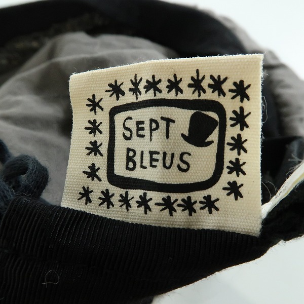 実際に弊社で買取させて頂いたJUNYA WATANABE SEPT BLEUS/ジュンヤワタナベ セット ブルー COMME des GARCONS コムデギャルソン キャスケット 帽子 JK-K603の画像 7枚目