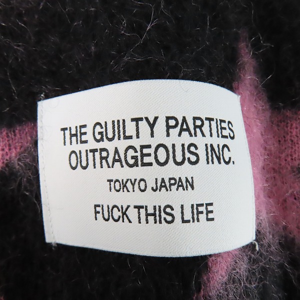 実際に弊社で買取させて頂いたWACKO MARIA/ワコマリア 星/スター カーディガン Sの画像 4枚目