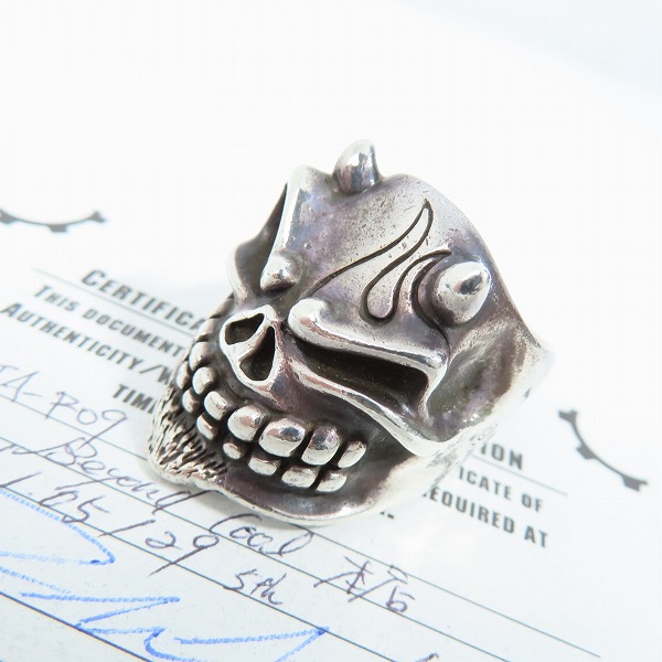 実際に弊社で買取させて頂いた【ギャラ付き】STARLINGEAR/スターリンギア パンチャー デビル スカルリング/21-24号