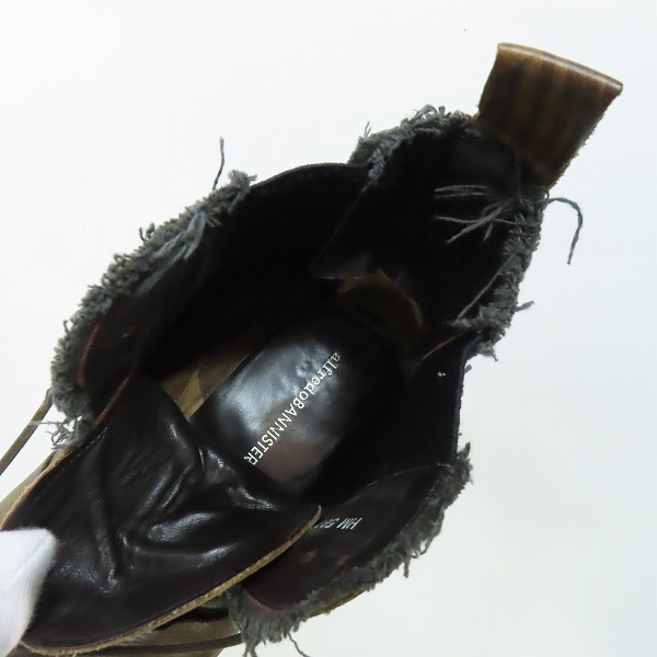 実際に弊社で買取させて頂いたalfredoBANNISTER/アルフレッドバニスター サイドゴア/レースアップブーツ/5011005001/43の画像 4枚目