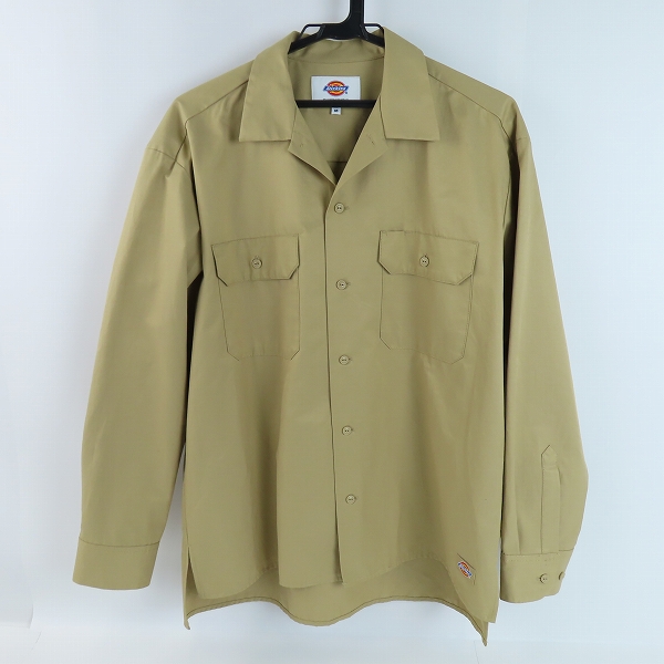 実際に弊社で買取させて頂いたDickies/ディッキーズ フロントポケット オープンカラー ワークシャツ RO18SM-S01/M