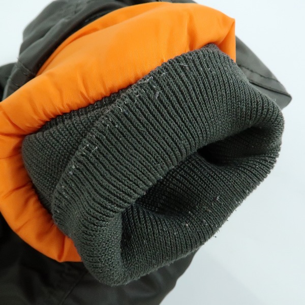 実際に弊社で買取させて頂いたALPHA INDUSTRIES/アルファインダストリーズ N-3B/フライトジャケット/PON001438-41/Lの画像 8枚目