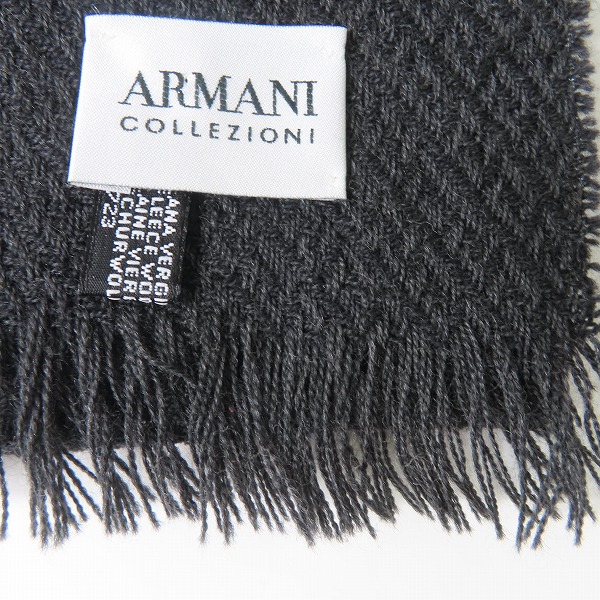 実際に弊社で買取させて頂いたARMANI COLLEZIONI/アルマーニ コレツィオーニ TAKEO KIKUCHI/タケオキクチ マフラー 2点セットの画像 5枚目