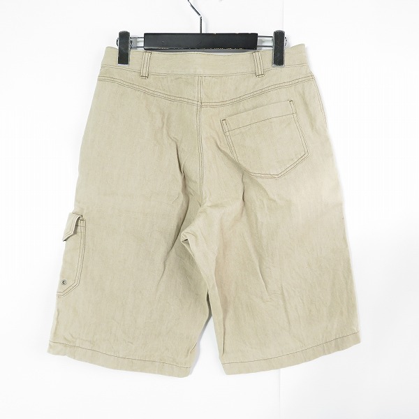 実際に弊社で買取させて頂いたBURBERRY LONDON/バーバリーロンドン ロゴ刺繍 カーゴハーフパンツ 160Aの画像 1枚目