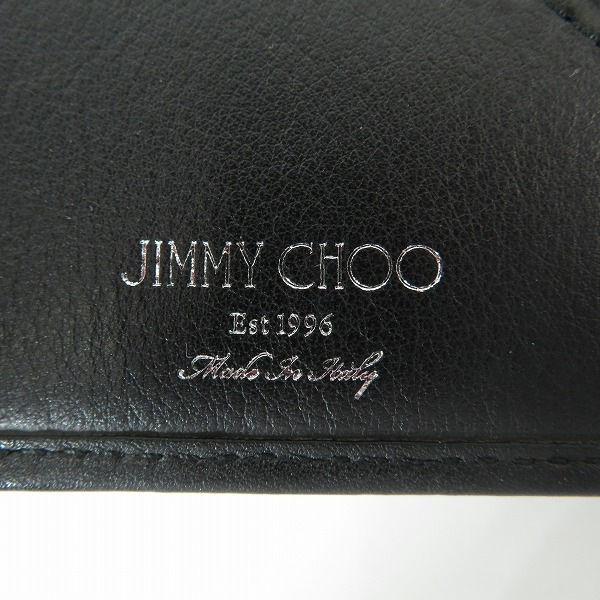 実際に弊社で買取させて頂いたJIMMY CHOO/ジミーチュウ スター レザー二つ折り財布の画像 4枚目