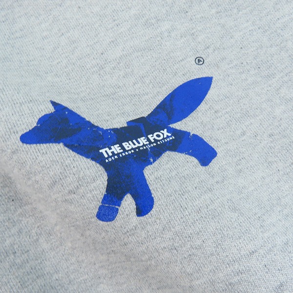 実際に弊社で買取させて頂いたMAISON KITSUNE×ADER ERROR/メゾンキツネ×アーダーエラー 19SS THE BLUE FOX プルオーバーパーカー/A3の画像 7枚目