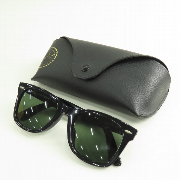 実際に弊社で買取させて頂いたRay-Ban/レイバン WAYFARER/ウェイファーラー サングラス RB2140-F 901の画像 9枚目