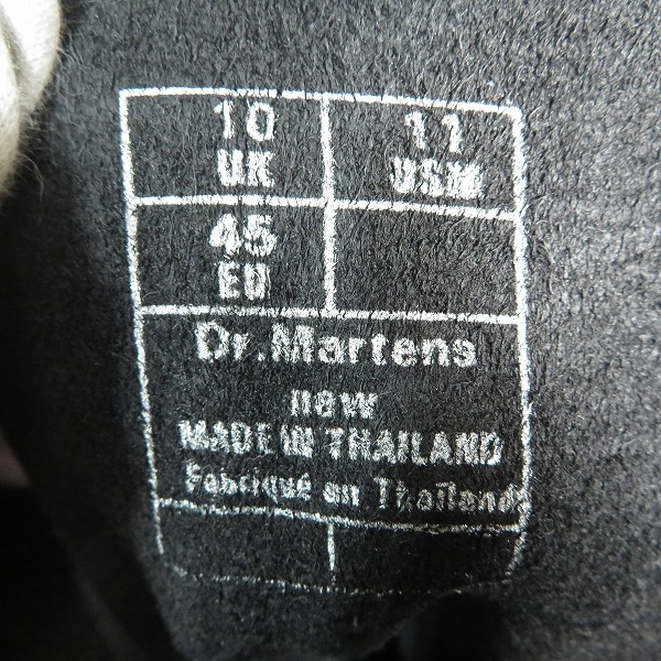 実際に弊社で買取させて頂いたYOHJI YAMAMOTO pour homme×Dr.Martens/ヨウジヤマモト×ドクターマーチン  10ホールサイドゴアブーツ HJ-E05-762-1-06/UK10の画像 5枚目