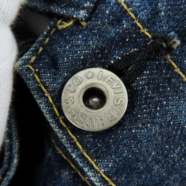 実際に弊社で買取させて頂いたLEVIS/リーバイス 506 刻印J09 1st 復刻 ビッグE デニムジャケット/G-ジャン 71506-XX/38の画像 7枚目