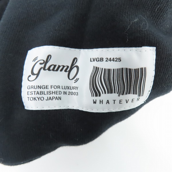 実際に弊社で買取させて頂いた【未使用】glamb/グラム 24SS Splash Logo Hoodie/スプラッシュロゴフーディGB0223/CS02/Mの画像 7枚目