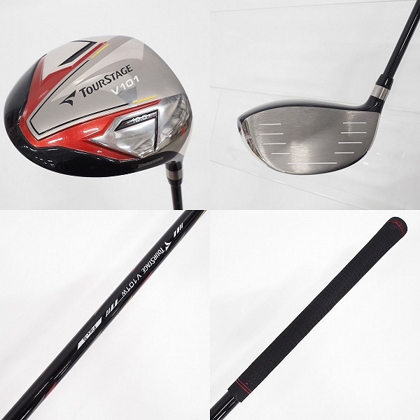 実際に弊社で買取させて頂いたBRIDGESTONE/ブリヂストン TOURSTAGE/ツアーステージ V101 メンズゴルフ 10本セット FLEX：S キャディバッグ付きの画像 1枚目