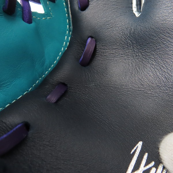 実際に弊社で買取させて頂いたRawlings/ローリングス 軟式/オールラウンド用 ハイパーテックカラーシンク グラブ/グローブ GR4HTCN55W の画像 8枚目