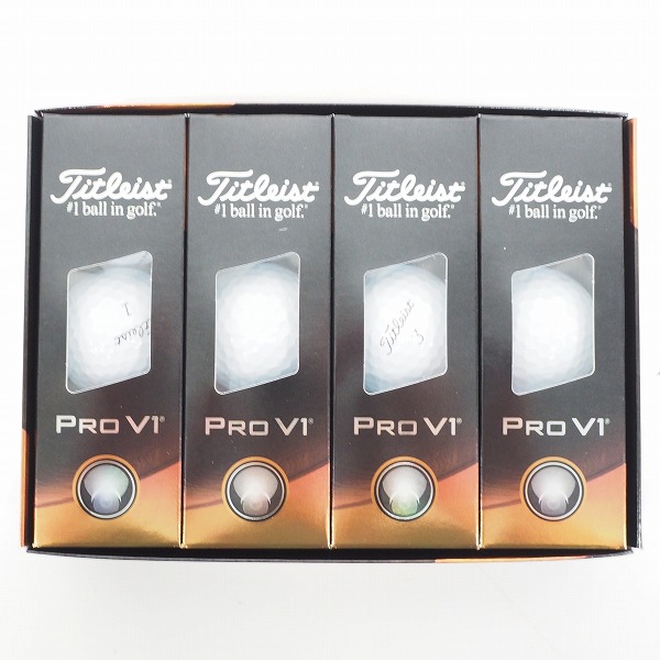 実際に弊社で買取させて頂いた 【未使用】Titleist/タイトリスト PRO V1 ゴルフボール ホワイト 1ダース 