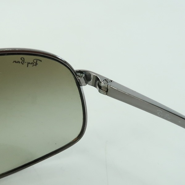実際に弊社で買取させて頂いたRay Ban/レイバン サングラス/アイウェア ドロップ型 RB3387 004/8Eの画像 5枚目