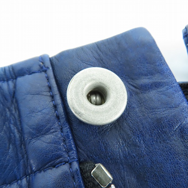 実際に弊社で買取させて頂いたISAMUKATAYAMA BACKLASH/バックラッシュ ウエストゴム レザーパンツの画像 4枚目