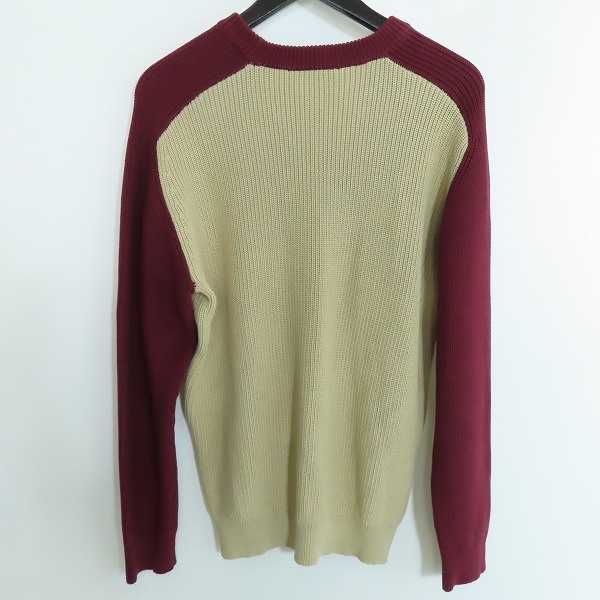 実際に弊社で買取させて頂いたLACOSTE/ラコステ ラグランスリーブハイブリッドワッフルニットセーター AH146EL/Mの画像 1枚目