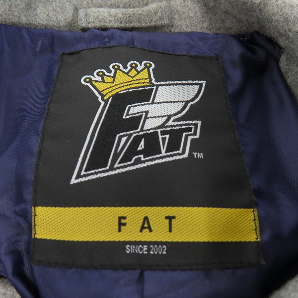 実際に弊社で買取させて頂いたFAT/エフエーティー コート ウール GRY 無地 F31620-JK11-AB/FATの画像 2枚目