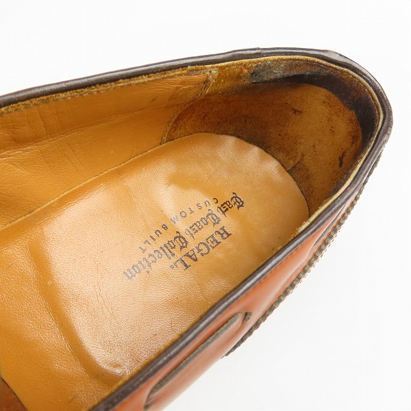 実際に弊社で買取させて頂いたREGAL/リーガル レザーシューズ イースト コースト コレクション 2247 25EEの画像 4枚目