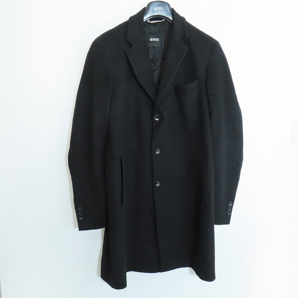 実際に弊社で買取させて頂いたHUGO BOSS/ヒューゴボス  シングルコート カシミヤ混/52